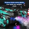 RC Car Toy Eight Wheels Spray Twisting Stunt Drift Car Remote Controlled Cars RC Toy for Children Adults Watch Remote Control 4