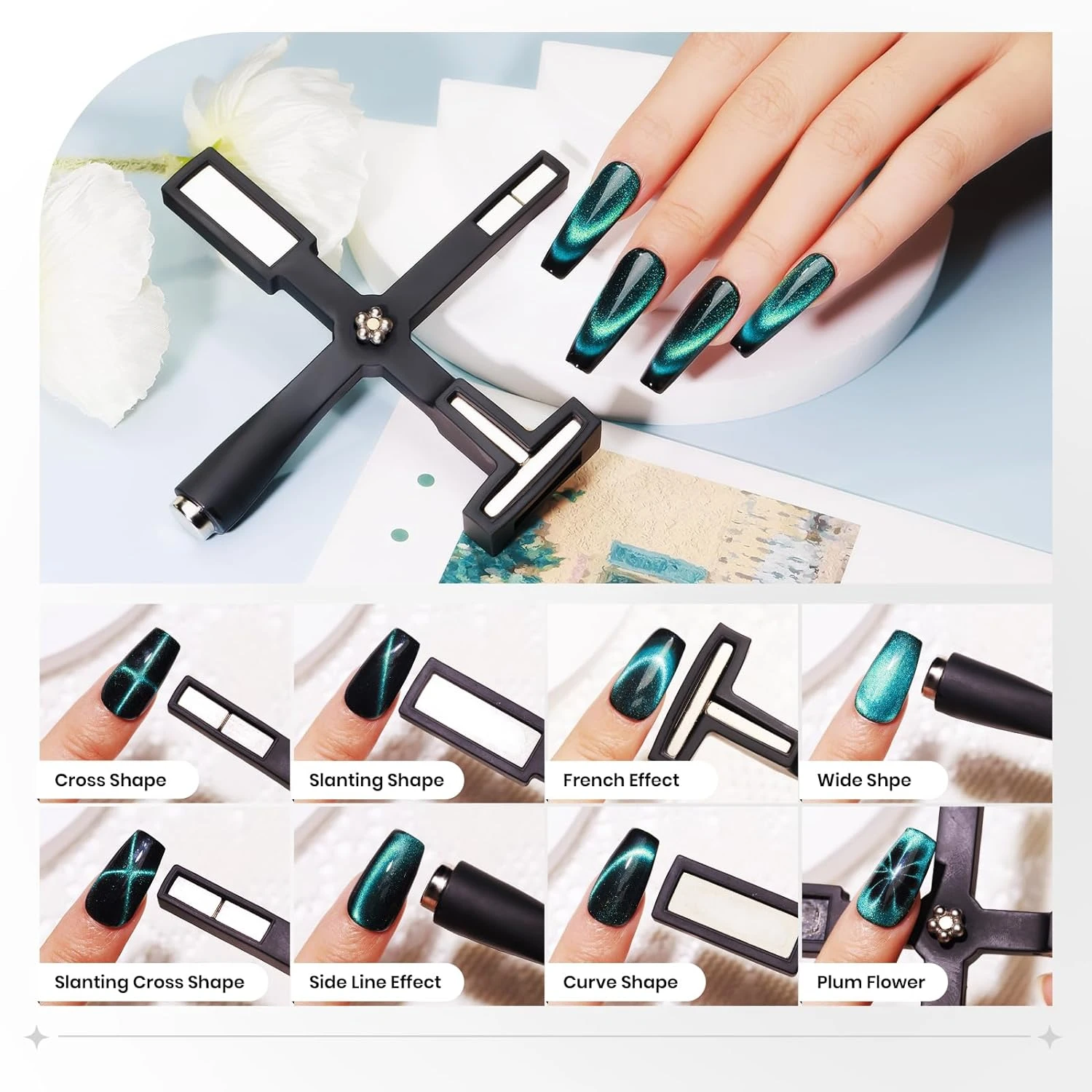 ail game to the next level. Create dazzling, eye-catching nails that will stand out from the crowd with this innovative and long