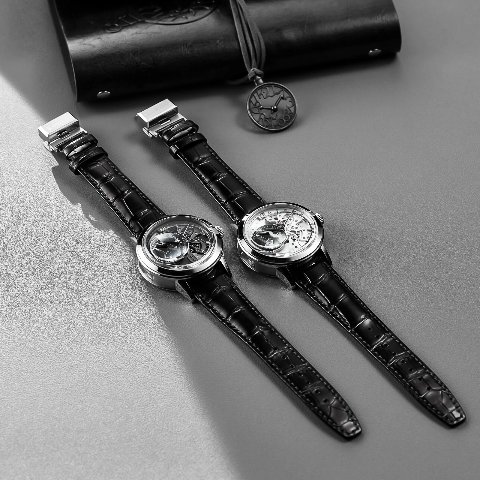 自動巻き 腕時計 OBLVLO ステンレススチール メンズ カラーシルバー Amazon.co.jp: OBLVLO カジュアルな時計ステンレススチール