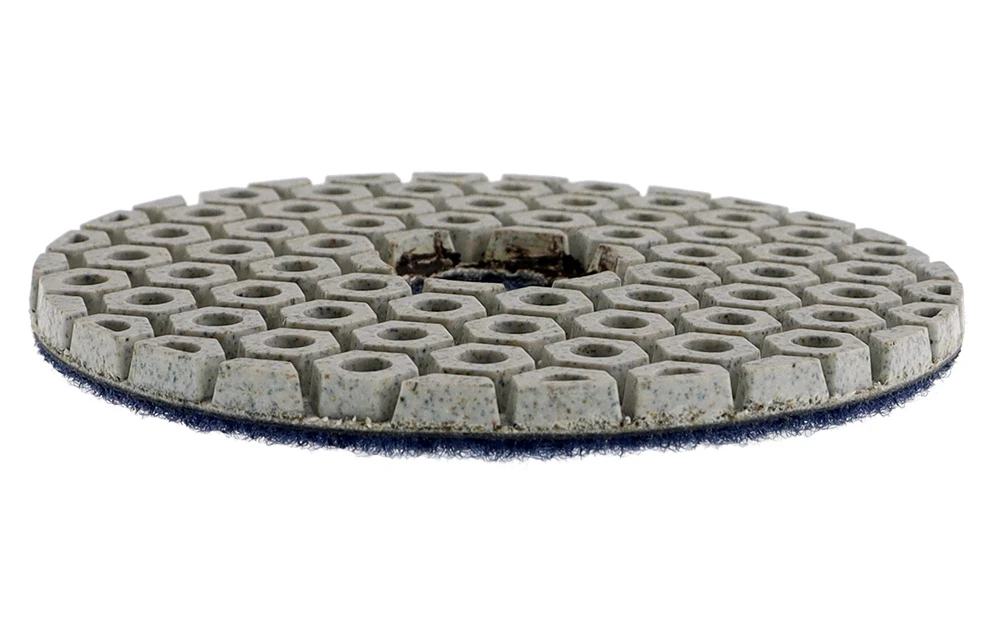 7 Teile/satz Super 4 Zoll Polieren Pads Trocken/Nass 100mm Polieren Pad Für Granit Marmor Stein Beton schleifen Scheiben – Detail 7