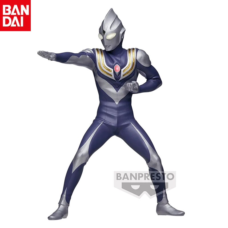 

Bandai Genuine Original Hero Statue Ultraman Tiga Aerial Night Version Animation Movable Model Collection Figure Holiday Gift