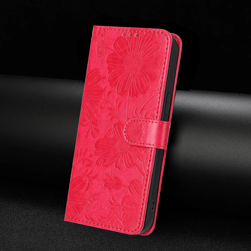 Elegant Leather Wallet Case with Card Storage - Premium Phone Cover
