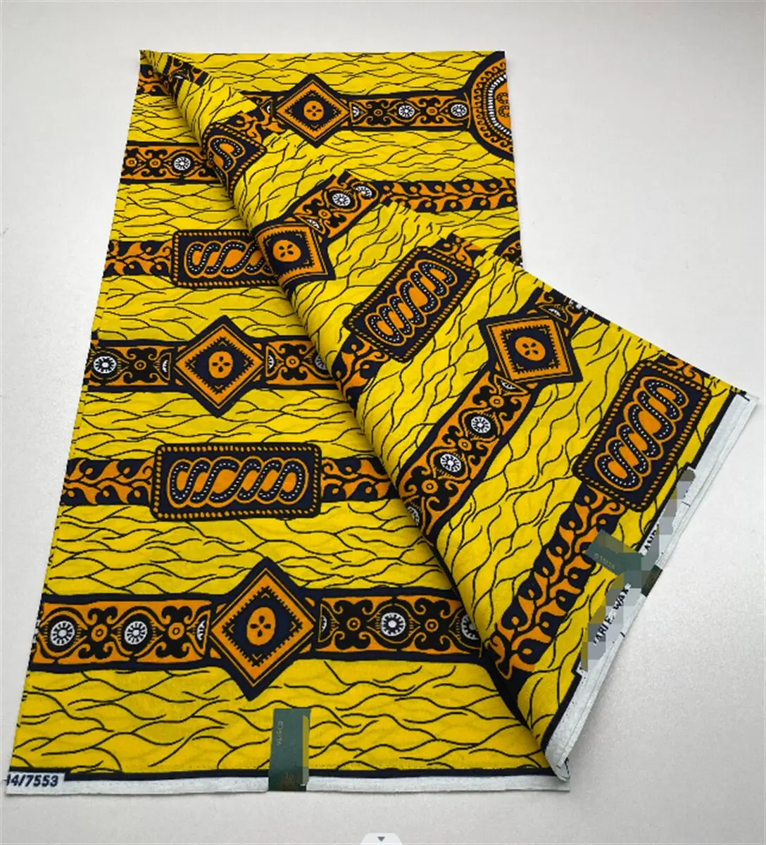 

2024 New Arrival High Quality 100% Cotton Wax Prints Guaranteed Veritable Ankara African Real Wax Fabric Soft Batik Tissu Pagne