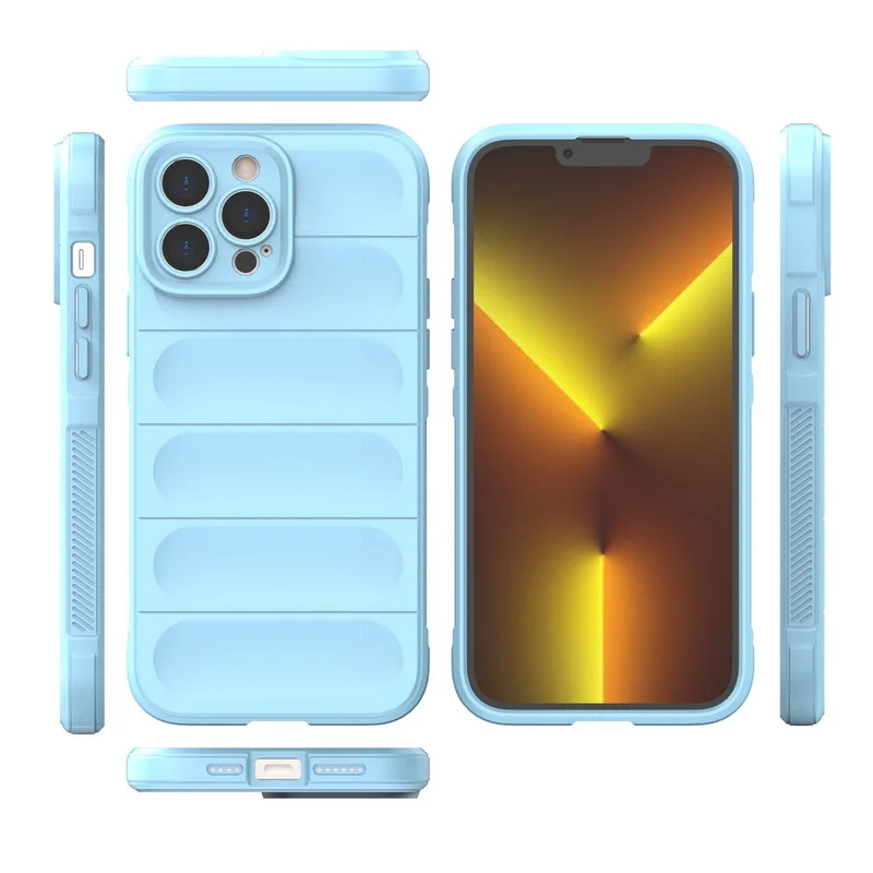 Silikon Darbeye Dayanıklı Darbe Adım Telefon Kılıfı Apple iPhone 15 14 13 12 11 Pro Max Plus Mat Kamera Koruma Yumuşak Tam_voghion.com