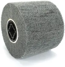 

2PCS Fine 120x100mm Non-woven Abrasive Flap Wire Drawing Polishing Burnishing Wheel for Surface Treatment of Metal Products
