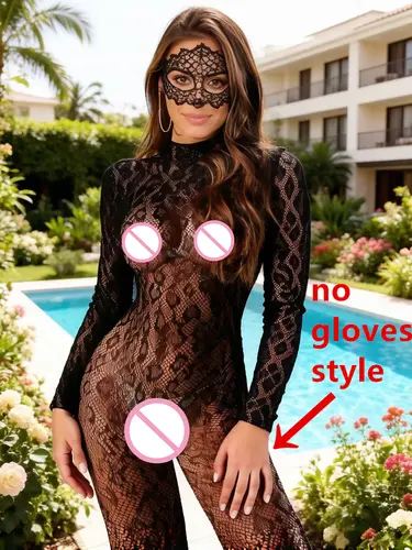 Women Lingeries Leopard Vintage Fashion Lace Up Suits Black Sexy Slim Bodysuits Jumpsuit Streetwear Long Sleeve Backless Bodycon - Image 7