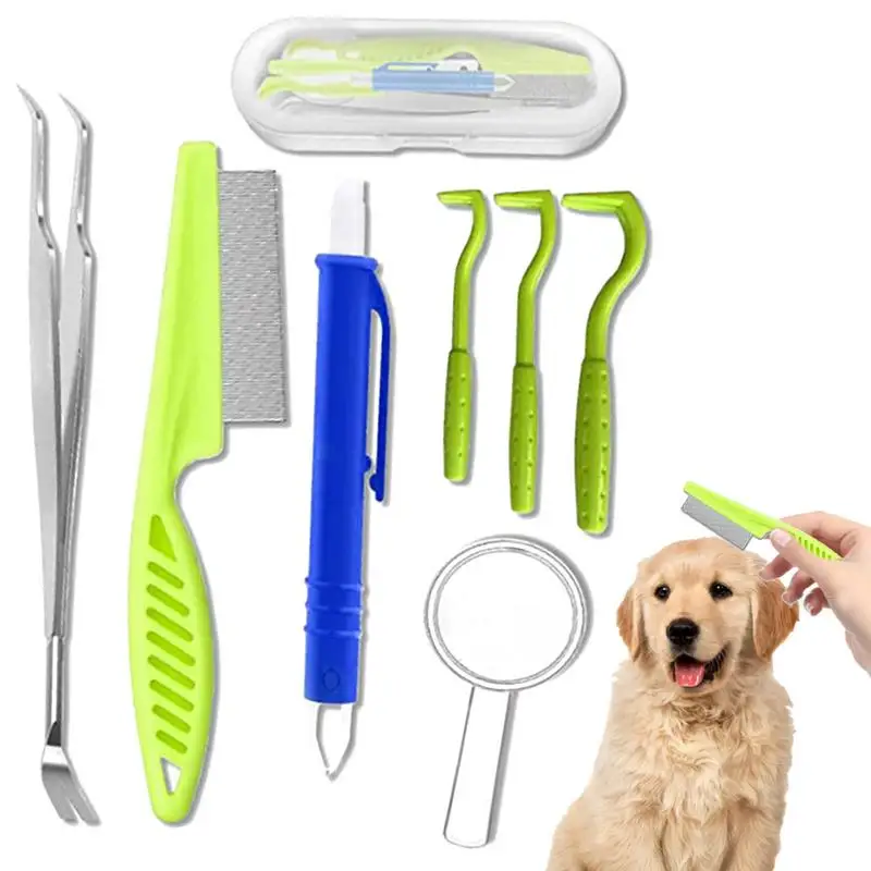 

Pet Tick Removal Tool Comprehensive Flea Remover Tick Control Products for Pets Traveling Training Outing home Pet Supplies