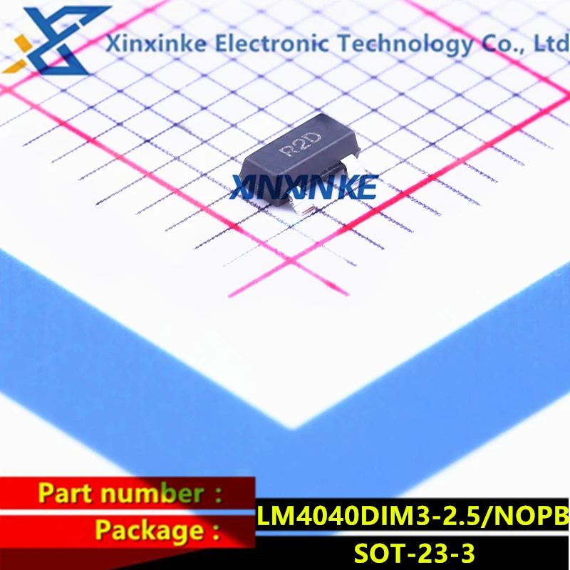 

5PCS LM4040DIM3-2.5/NOPB SOT-23-3 Mark:R2D Voltage References PREC MICROPWR SHUNT VLTG REF Power Management ICs