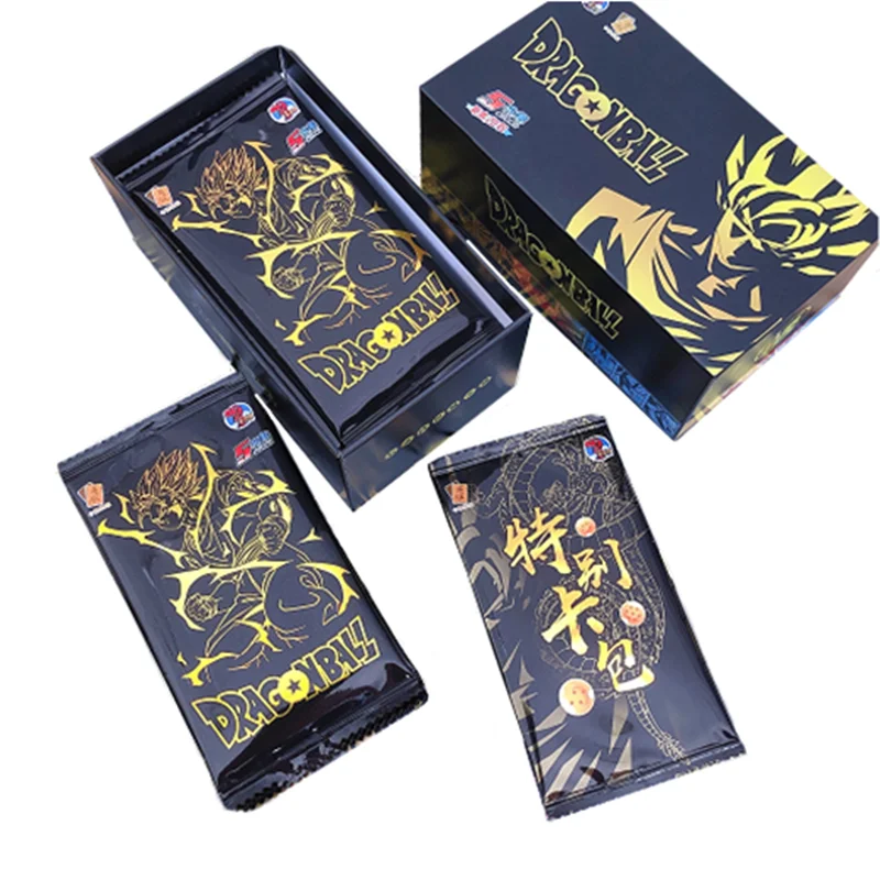 드래곤 볼 카드 부스터 박스 TCG 희귀 트레이딩 카드 게임 손오공 사이어인 베지터 컬렉션 카드 어린이 선물 장난감