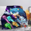 Summer Comforter Sonic Cobija Blanket Fluffy Soft Blankets for Baby Plaid Home and Decoration Double Bed Blankets & Throws Anime 1