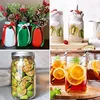 32 oz, 12 Pack Quart Mason Jars With Wide Mouth Lids, Glass Jars for Canning, Food Storage, Meal Prep, DIY Projects etc. 6