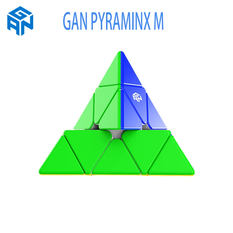 GAN Pyraminx M Enhanced UV Magnetic Magic Speed Cube GAN Pyramid 3X3 Professional Fidget Toys Cubo Magico Puzzle Gan Timer