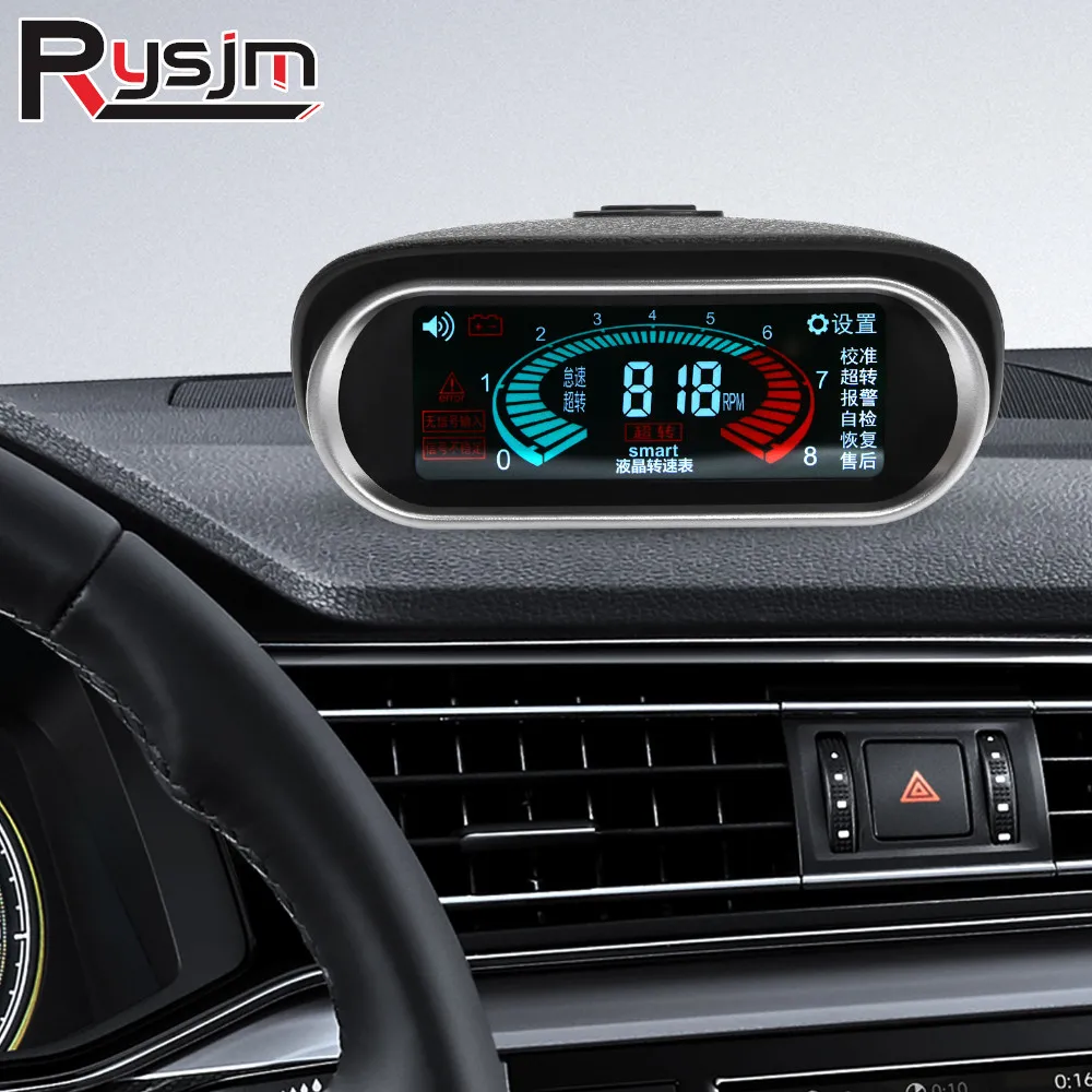 Contagiri Universale Per Auto Digital Lcd 12V 24V Contagiri Per Moto Motore Diesel 9999 Rpm Tacometro Per Motore Fuoribordo