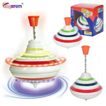 Classic Magic Spinning Tops Toy Music Light Gyro Children's Toys with LED Flash Light Music Funny Toys Kids Boys Birthday Gift 1