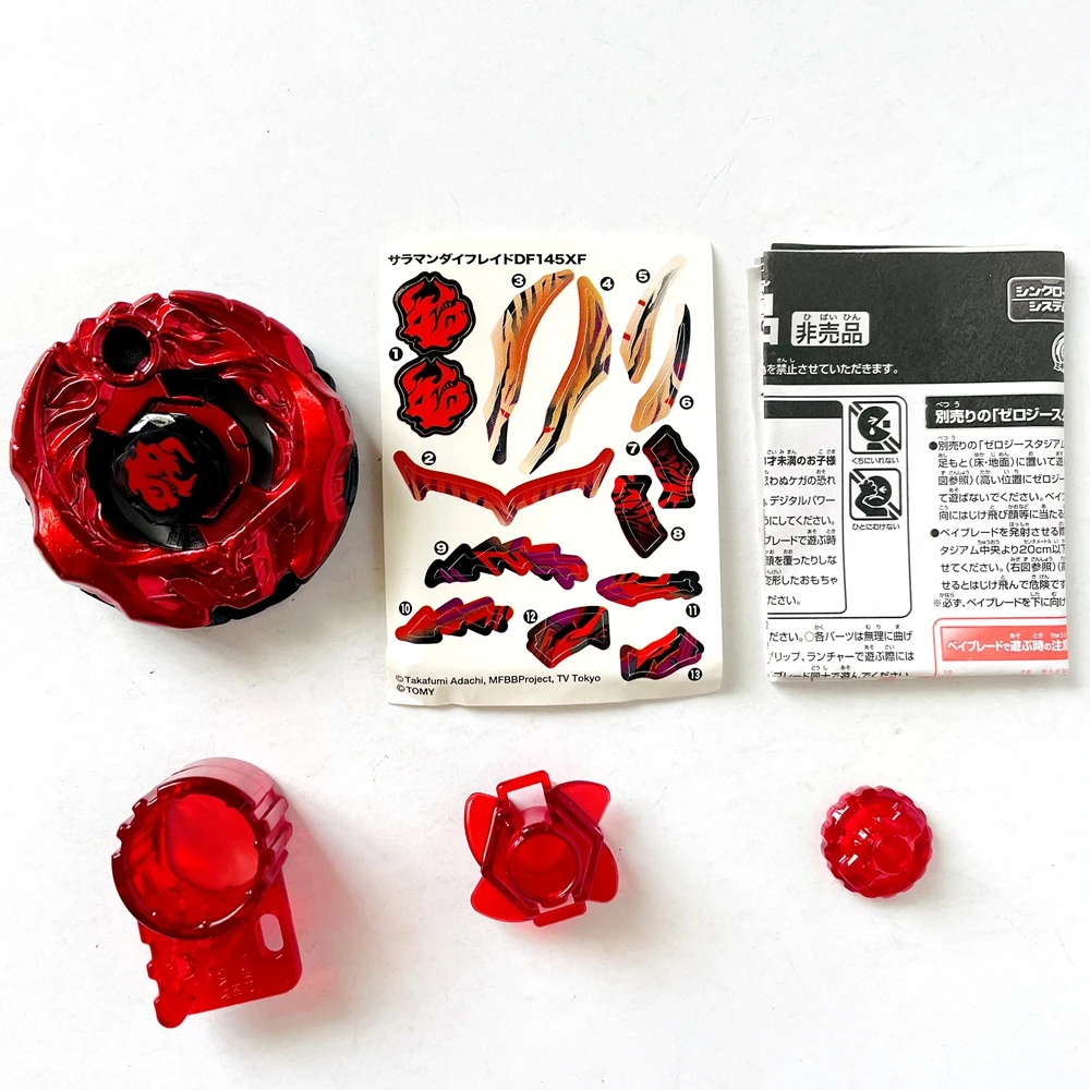 Tomy Beyblades Saramanda Ifraid & Beyblades DF145XF Flame Red Ver. Сталь Shogun Zero-G