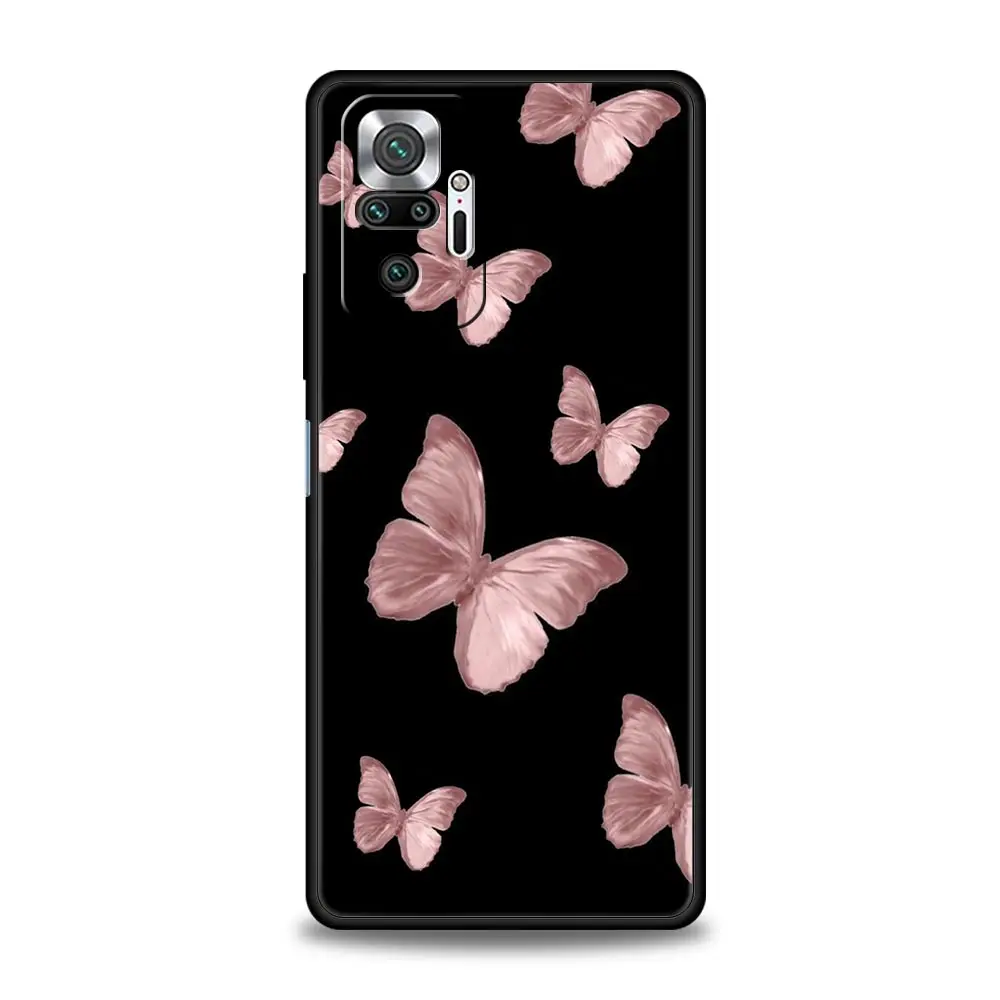 Gold Pink Rose Glitter Hearts Phone Case Cover
