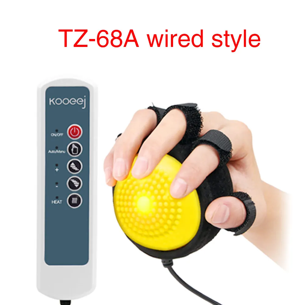 Electric Hand Massage Ball Far Infrared Hot Compress Improve Finger Cramps  Muscle Strength Grip Strengthen Finger Flexibility