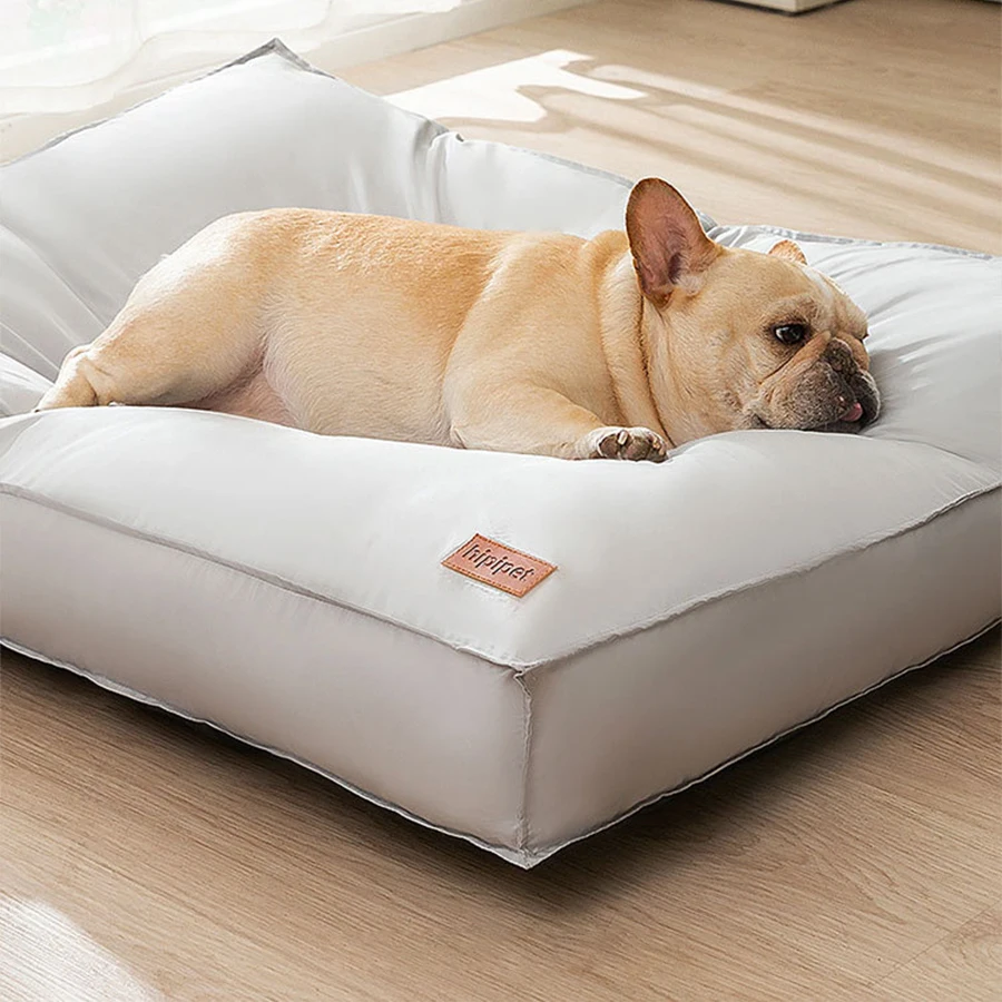 Waterproof & Comfortable Dog Bed, Removable Pet Mat, Rectangular Thickened Soft Dog Mat Sofa, Suitable For All Sizes Pets 1