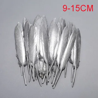 Glittering Gold and Silver Feathers for DIY Wedding and Jewelry Crafts