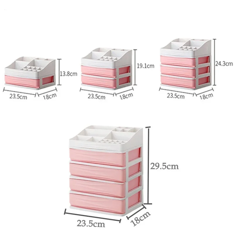 WBBOOMING Desktop Sundries Storage Box Makeup Organizer Cosmetic Make Up Brush Storage Case Home Office Bathroom Boxes makeup organizer makeup storage box cosmetic storage box