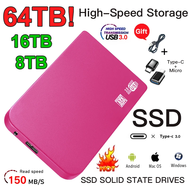 OriginalHighspeedSSDUSB30HDD2TBPortableExternalHardDrive