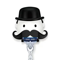 1PC Home creativity free beard razor rack wall mounted suction cup bathroom razor rack storage hooks 1