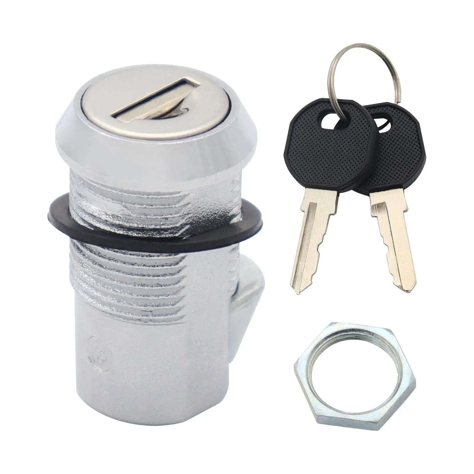 

Rotating Handle Lock Latch Cylinder Accessories Easy to Install Durable Recovery Type Cylindrical Lock for Rvs Yacht Camper