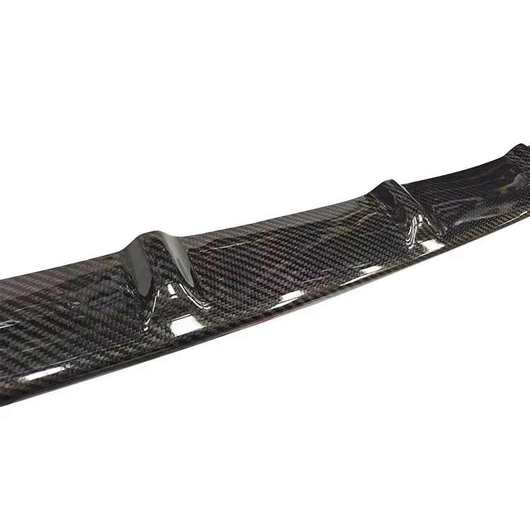 고품질 카본 파이버 프론트 범퍼 립 A5부터 RS5까지 B9.5 카본 스타일 프론트 립 2020-2023