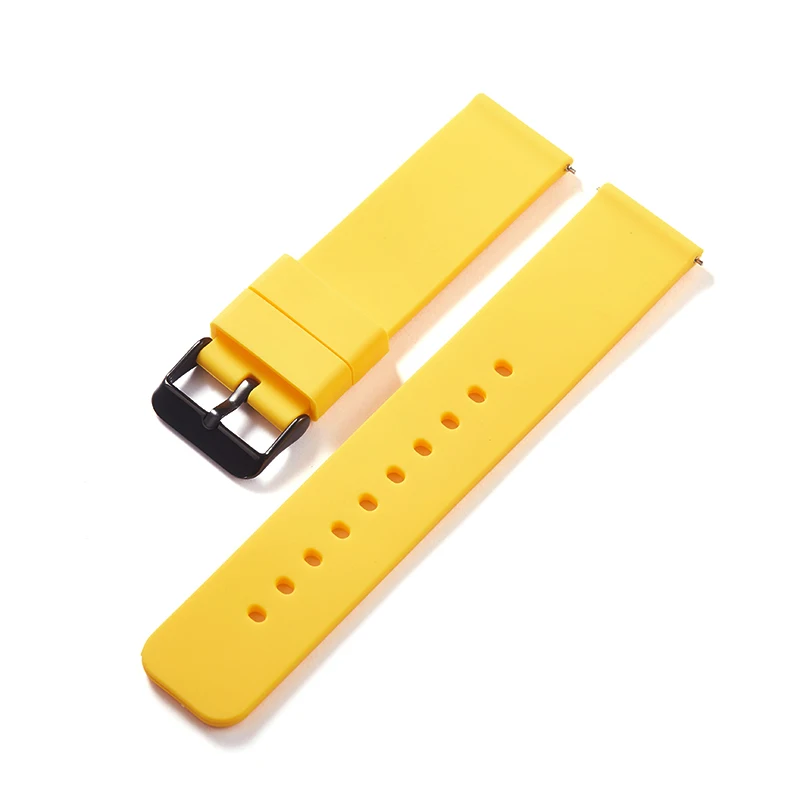 Waterproof Silicone Quick Release Watch Band - Soft Rubber Strap Bracelet