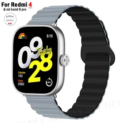Magnetic Silicone Sport Wristband for Smart Watches - Premium Replacement Strap (7.Yao with black)