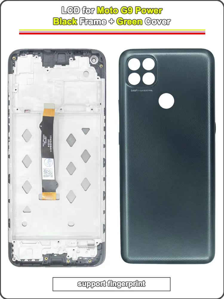 Premium LCD Display Touch Screen Digitizer Assembly for Motorola Moto G9 Power