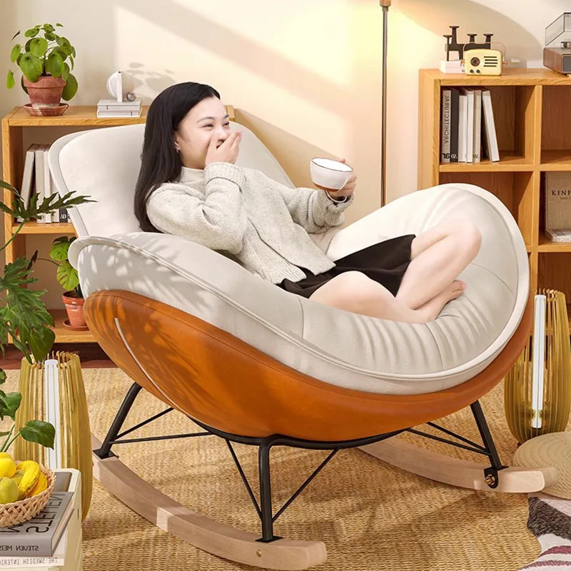 Tumfonas Sedie Da Soggiorno Di Lusso In Pelle Di Design Relax Sedie Moderne Individuali Mobili Postmoderni Professionali A Poltrona