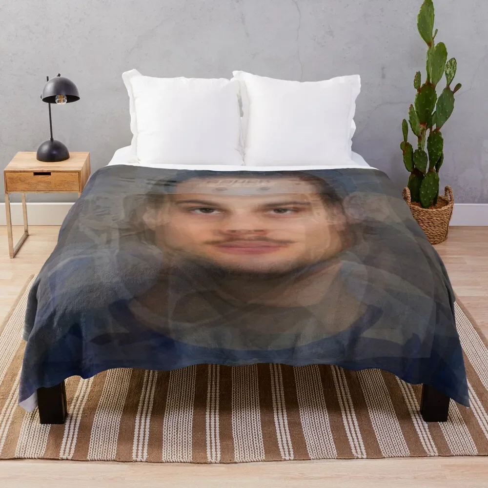

Auston Matthews Portrait Throw Blanket Blankets Sofas Of Decoration Travel Blankets