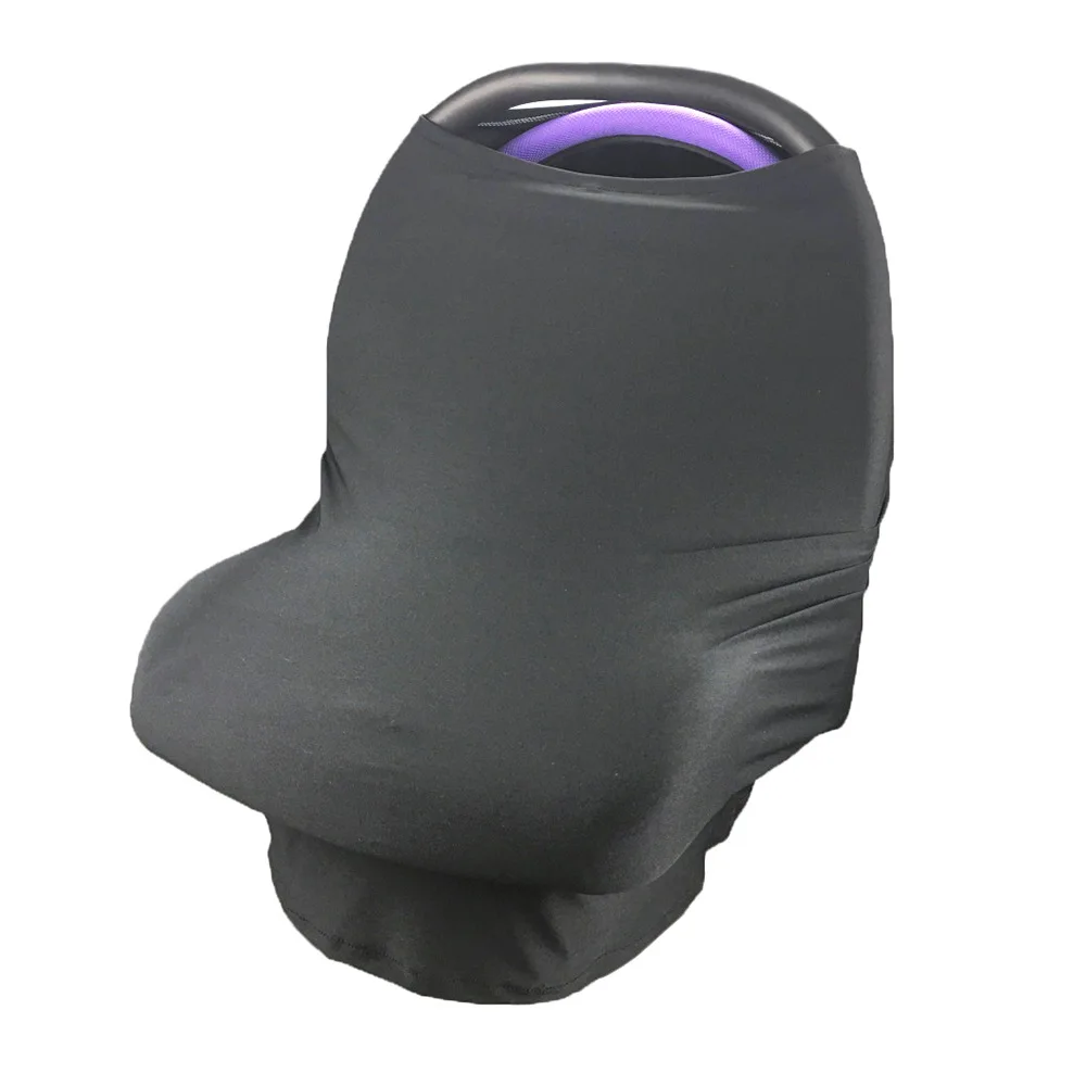 Baby Car Seat Cover Toddler Canpony Nursing Cover Multi-Use Stretehy Infinity Scarf Solid Breastfeeding Shipping Car Chair Cover