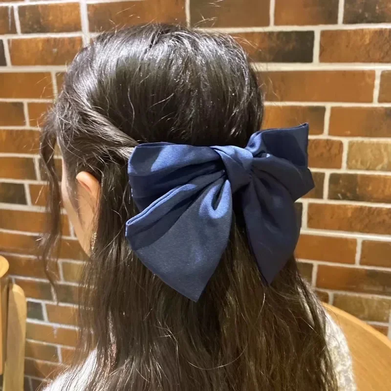 Große Haarschleifen, Haarspangen, Satin, zweilagig, Schmetterlingsschleife für Frauen, Schleife, Haarnadeln, trendige Mädchen-Haar-Accessoires, Haarspangen – Detail 5