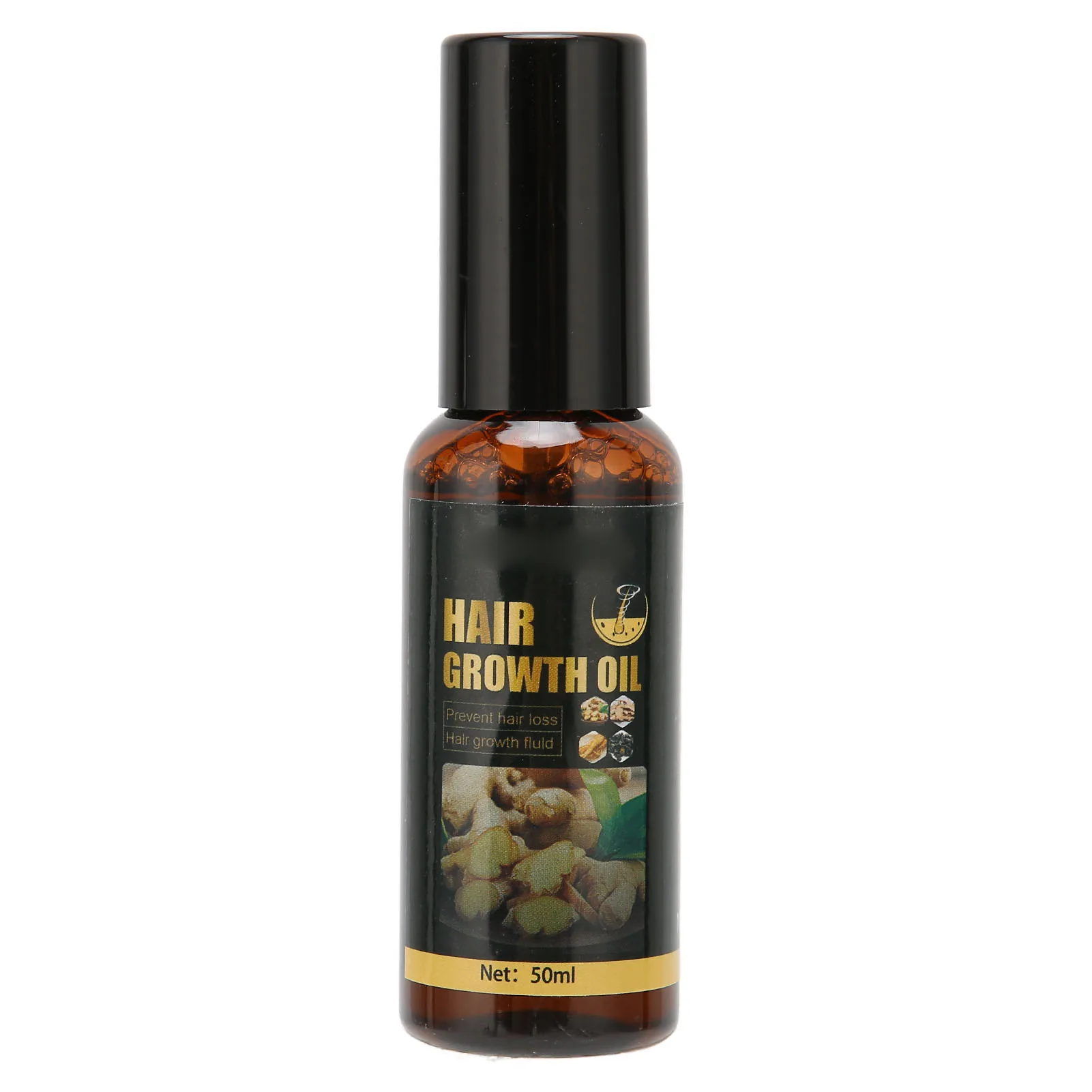 Hair Growth Oil Ginger Hair Loss Treatment Strengthening Nourishing Hair Regrowth Essential Oil 50ml