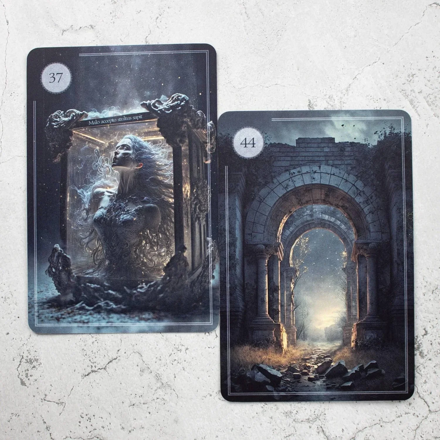 Moonlight Night Oracle Cards 44 Pcs 12X8 cm angel oracle cards