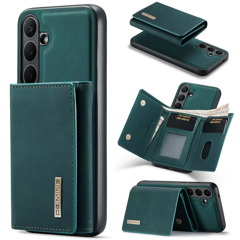 Versatile Leather Wallet Phone Case with Magnetic Closure