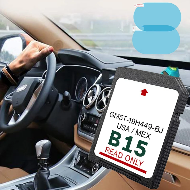 for Ford Edge Expedition Flex B15 Navigation 32GB SD Card GM5T-19H449-BJ Map Version15 Data GPS Map USA MEX Sat Nav