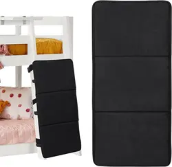 Child Safety Bunk Bed Ladder Cover and Lock Pad (Black)