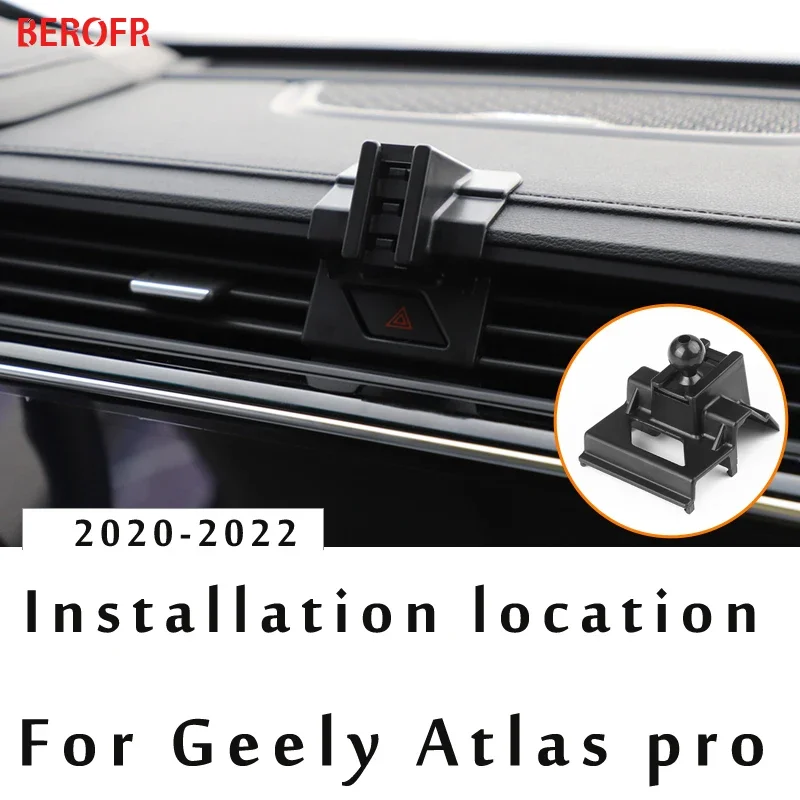 Geely X7 Sport Atlas pro 2018 2021 2022 용 자동차 전화 홀더 자동차 스타일링 브래킷 GPS 스탠드 회전식 지원 모바일 액세서리