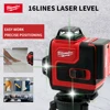 Milwaukee Laser Level Green 16 Lines 4D Self Leveling 360 Horizontal And Vertical Super Powerful Laser level Beam 2