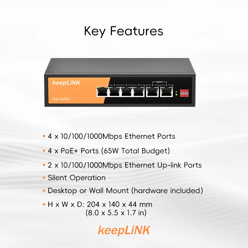 Switch Gigabit de Portas com Portas e Portas Ethernet - Imagem 2