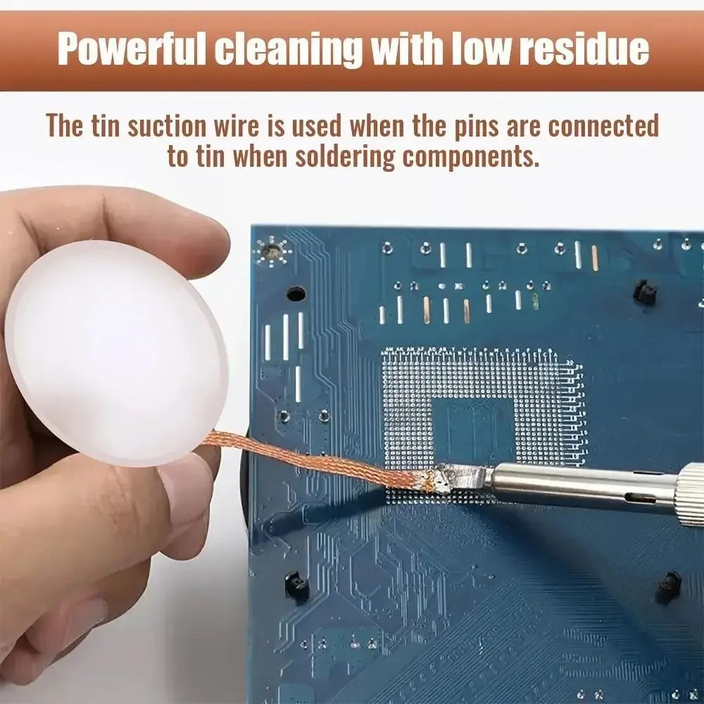 2.0mm 3.5mm 1.5M Welding Wires Desoldering Braid Solder Remover Wick Wire Welding Tin Sucker Repair Tool 1PC solder remover,soldering wire,desoldering braid,soldering repair tool,soldering tin wire,welding wires,desoldering mesh braid