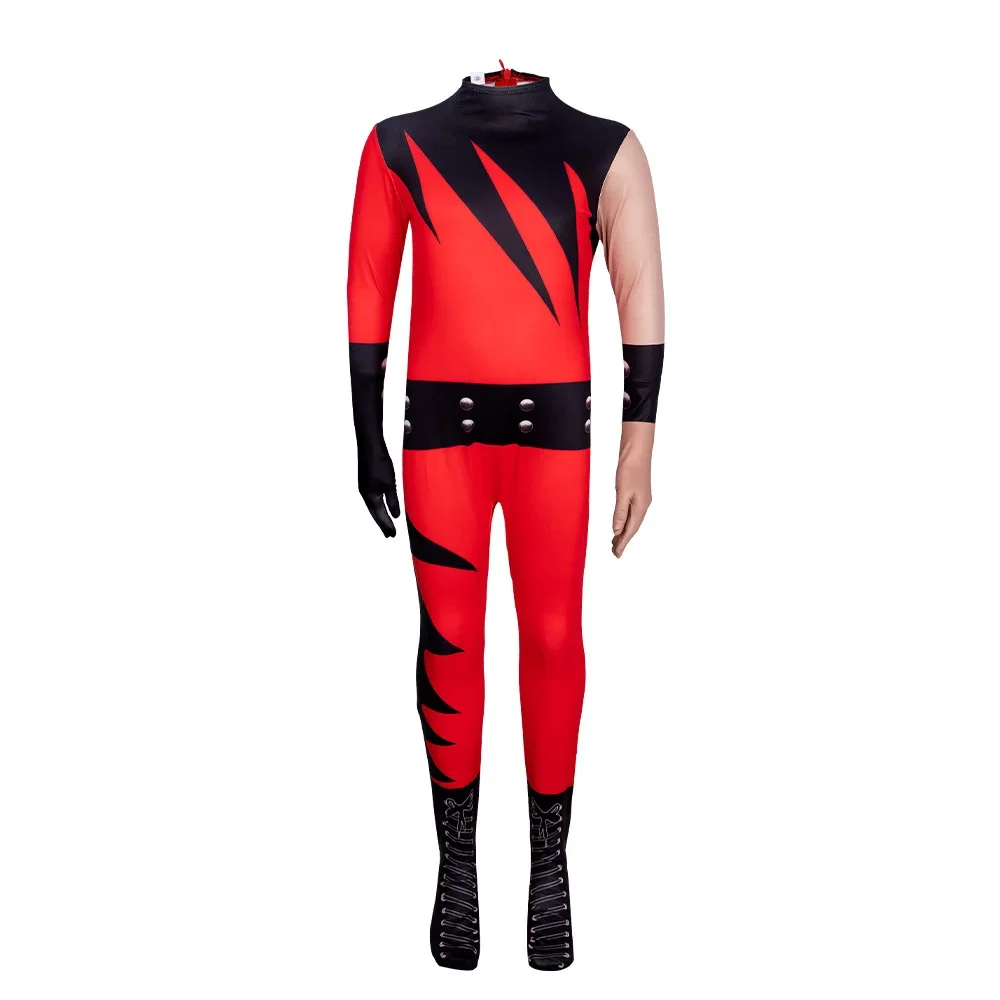 WWE Wrestler Cos Tight Clothes Decorated Halloween Children's Onesie Cosplay Costume Kane