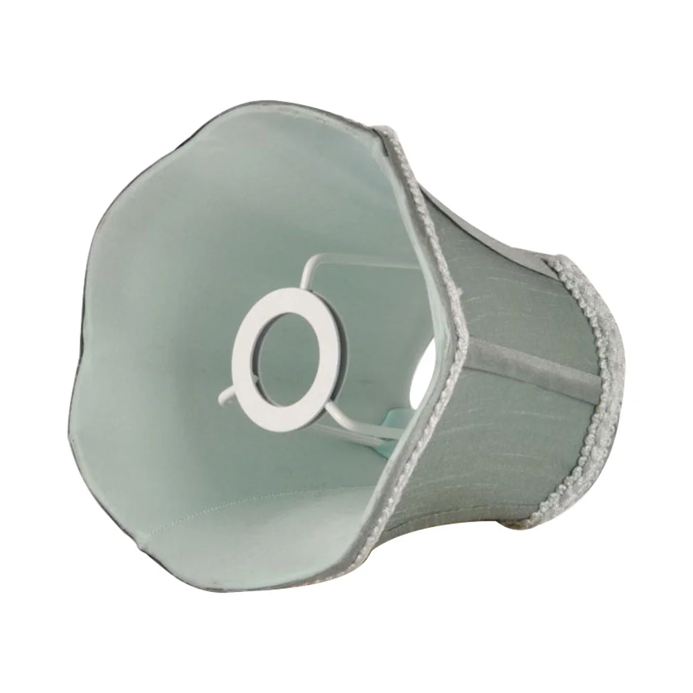 

Beaupretty Menorah Bulbs Fabric Lampshade Vintage Lamp Shade Royal Bell Shape Lampshade Antique Clip Light Chandelier Lamp Cover