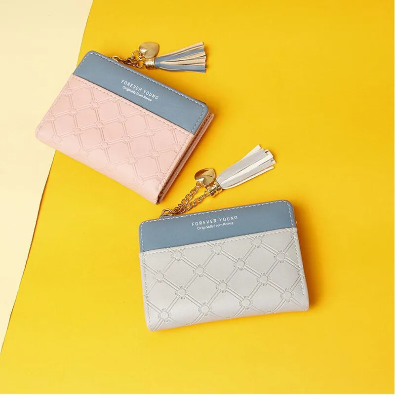 Women's Wallet Short Women Coin Purse Fashion Wallets For Woman Card Holder Small Ladies Wallet Female Hasp Mini Clutch For Girl