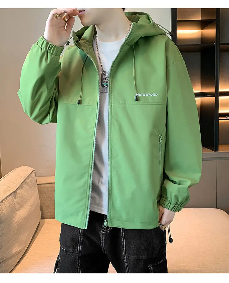 Neue 2026 Frühling Herbst herren Outdoor Mit Kapuze Jacken Sport Casual Winddicht Mäntel Jugend Paar der Hohe Streetwear Tops Kleidung – Detail 16