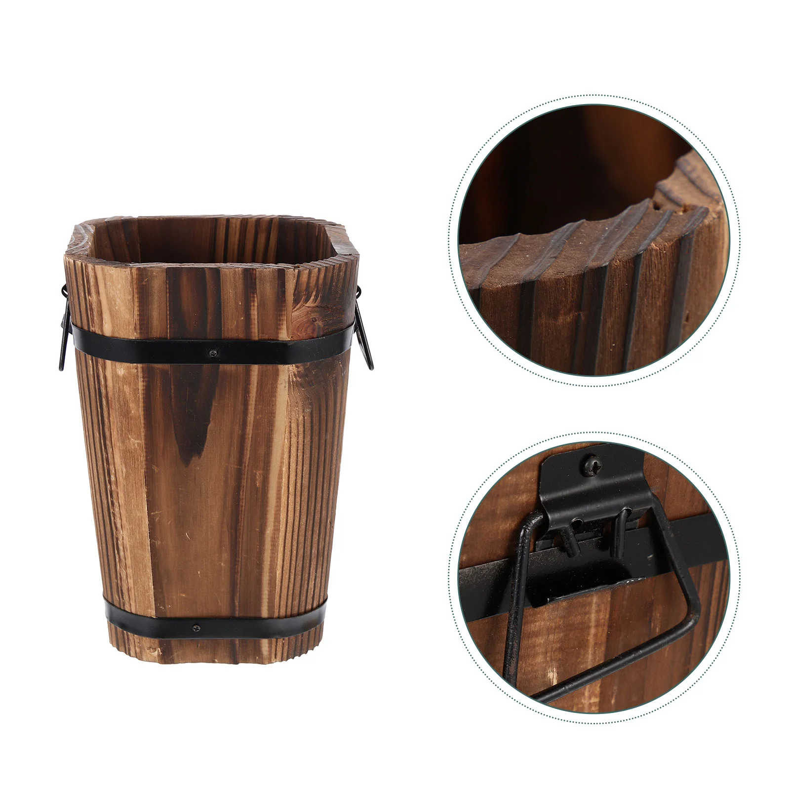 

House Decorations for Home Flowerpot Pots Indoor Plants Creative Wooden Planter