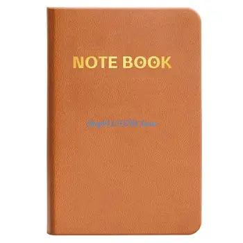 Notebook G88D portatile con copertina morbida e foderata, con 196 pagine, segnalibri a nastro a righe larghe, diario in PU per